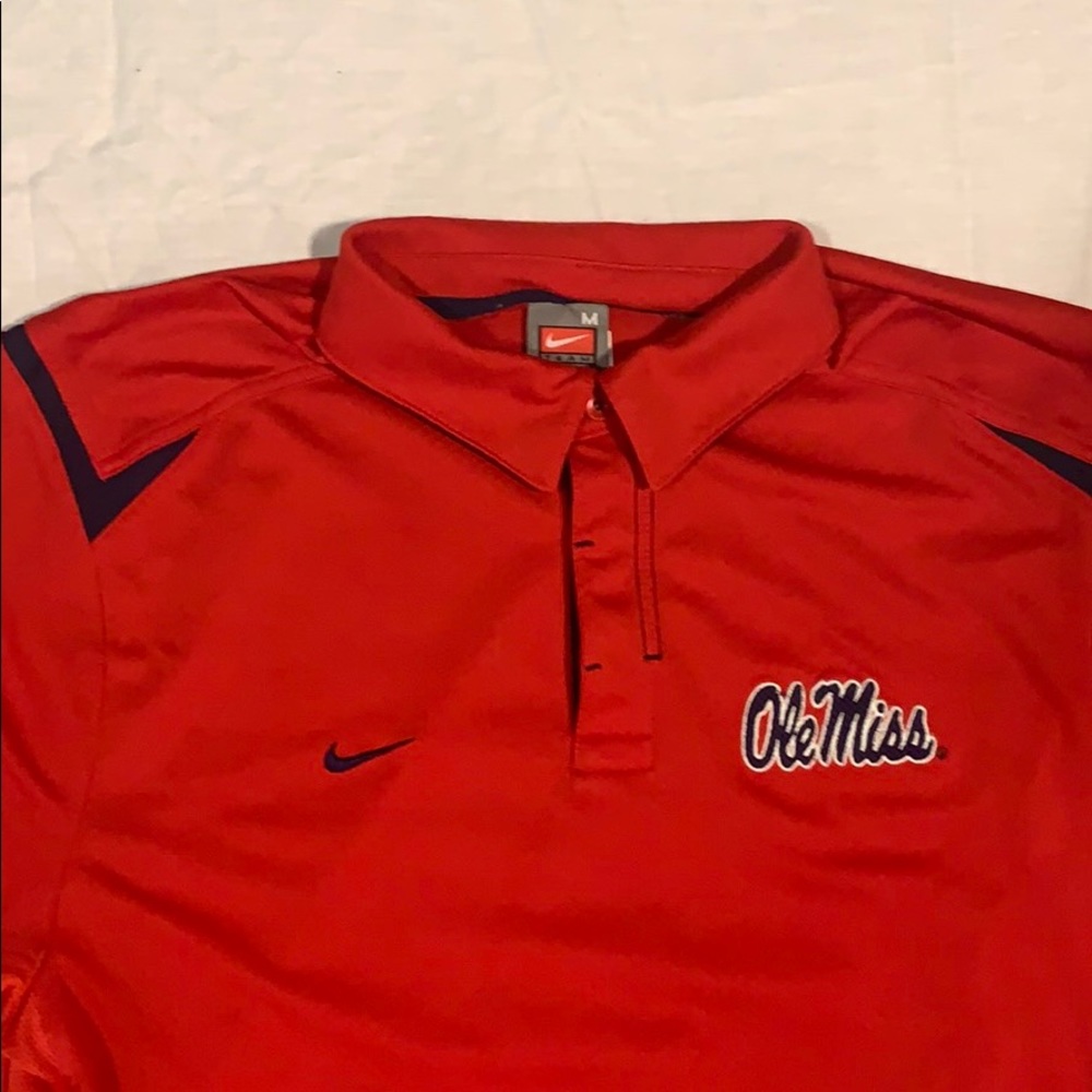 Nike Ole Miss rebels athletic polo/golf shirt